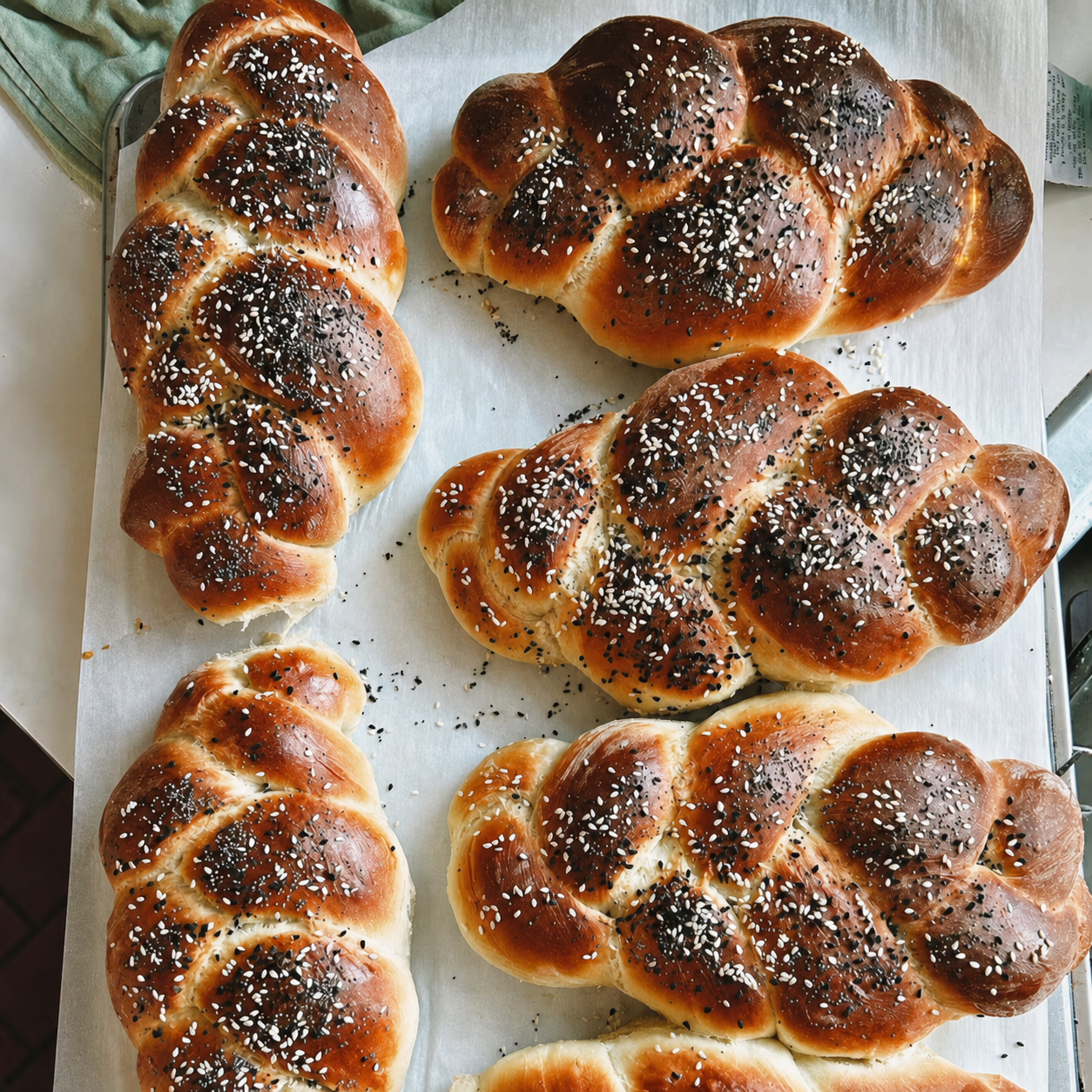 Braided challah